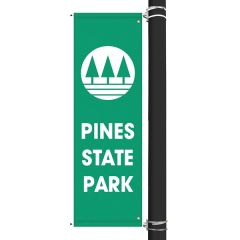 72 Inch X 22 Inch Custom Sunbrellaavenue Banner-1 Color Imprint