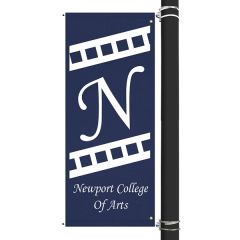 72 Inch X 30 Inch Custom Sunbrellaavenue Banner-1 Color Imprint