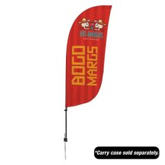 7.5 Ft Value Feather Sail Sign Kit Single-Sided W/ Spike Base