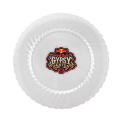 7.5 Inch Classicware Plastic Plate - Clear - Digital