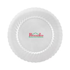 7.5 Inch Classicware Plastic Plate - Clear - Tradition