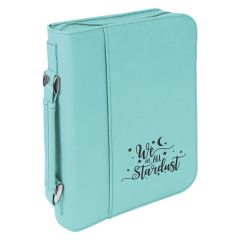 7 1/2 Inch X 10 3/4 Inch Teal Leatherette Book/Bible Cover