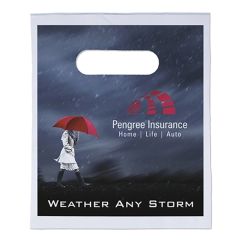 7 1/2w X 9h Digital Full-Color Die Cut Bag