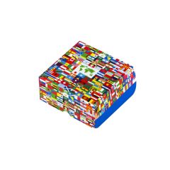 7.25 Inch  X 7.25 Inch  X 3.625 Inch  E-Flute Fold Above Double Side