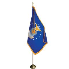 7 Ft Pole/3 Ft X 5 Ft Flag - Air Force Indoor Parade Set