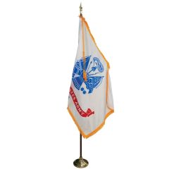 7 Ft Pole/ 3 Ft X 5 Ft Flag - Army Indoor Parade Set