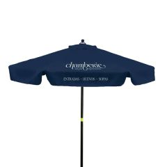 7 Ft Steel Market Umbrella Kit With Valance 2 Imprints
