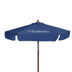 7 Ft Wood Look Tilting Market Umbrella Kit With Valance 1 Imp