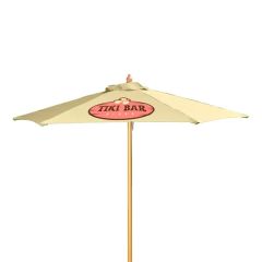 7 Ft Wood Market Umbrella Kit 1 Imprint