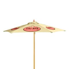 7 Ft Wood Market Umbrella Kit 6 Imprints