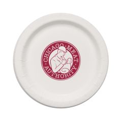 7 Inch Coated Paper Plate - White - Tradition