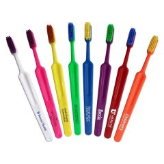 7 Inch Compact Duo Colored Toothbrush
