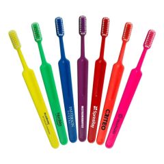 7 Inch Compact Solid Colored Toothbrush