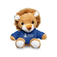 7 Inch Plush Lion With T-Shirt