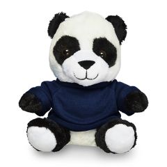 7 Inch Plush Panda With T-Shirt