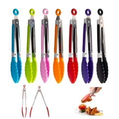 7 Inch Silicone Tongs