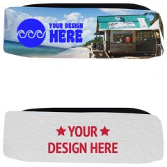7 Inch X3 Inch  Full Color Zippered Scuba Bag Organizer W/3 Inch  Gusset