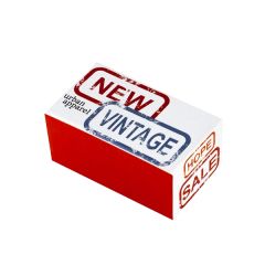 7 Inch  X 3.5 Inch  X 3.5 Inch  E-Flute Tuck Box Double Side