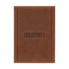 7 Inch X 9 3/4 Inch Rawhide Leatherette Sketch Book
