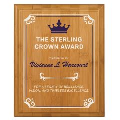 7 Inch X 9 Inch Bamboo Plaque