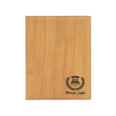 7 Inch X 9 Inch Leatherette Bamboo Portfolio