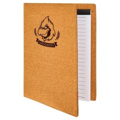 7 Inch X 9 Inch Small Cork Portfolio With Notepad
