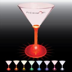 7 Oz Acrylic Light-Up Martini Glass