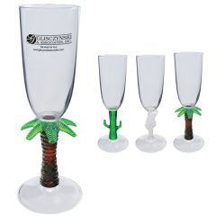 7 Oz Novelty Stem Champagne Glass