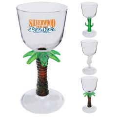 7 Oz Novelty Stem Wine Glass