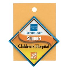 7 To 7.9 Sq. In Custom Button Pin Backer Card