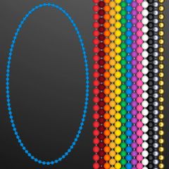 7mm 33 In Round Beaded Necklaces