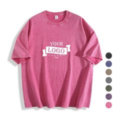 8.1 Oz Heavyweight 100 Percent Cotton Washed T-Shirt