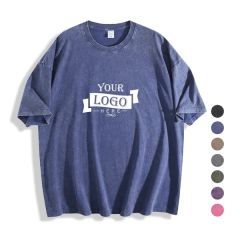 8.1 Oz Heavyweight 100 Percent Cotton Washed T-Shirt