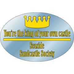 8.25 Inch X 5.5 Inch Oval Kwik-Ship Decal