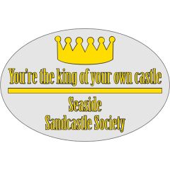 8.25 Inch X 5.5 Inch Oval Kwik-Ship Decal