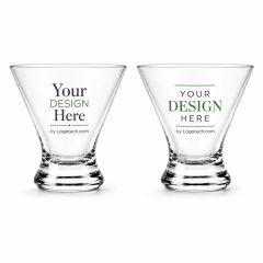 8.25 Oz Stemless Martini Glass