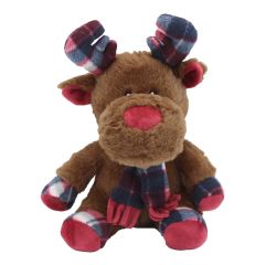 8.5 Inch Plaid Moose