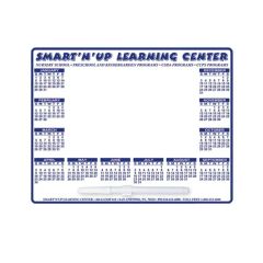 8 1/2 Inch X 11 Inch Custom Calendar Memo Board W/ Magnets Or Tape