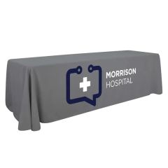 8 Ft Economy Table Throw Full-Color Front Only