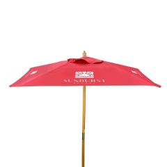 8 Ft Square Wood Market Umbrella Kit 4 Imprints