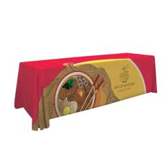 8 Ft Standard Table Throw Full-Color Full Bleed