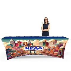 8 Ft Stretch Table Covers In Full Color Overall