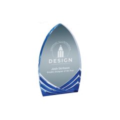 8 Inch Blue Cathedral Soaring Acrylic Award