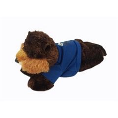 8 Inch Builder Beaver With T-Shirt and Full Color Imprint