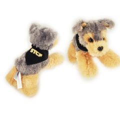 8 Inch Cutie Terrier With Bandana & One Color Imprint