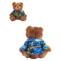 8 Inch Hawaiian Bear With Full Color Imprint