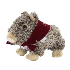 8 Inch Javelina With Bandana and One Color Imprint