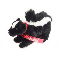 8 Inch Lil' Sachet Skunk With Ribbon and One Color Imprint