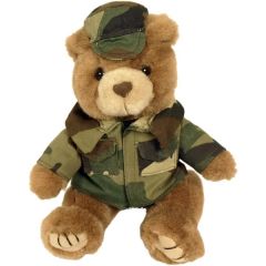 8 Inch Marine Bear - Green Camo