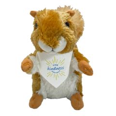 8 Inch Nutsie Squirrel With Bandana and Full Color Imprint